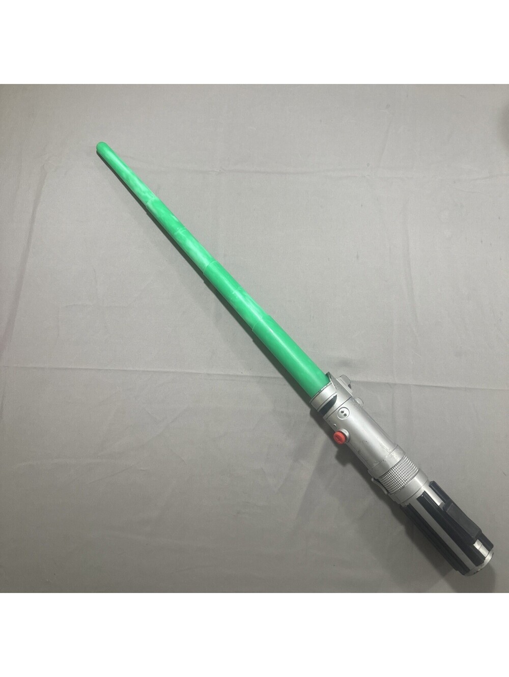 Star Wars Green Vader Lightsaber vtg 2004 Hasbro Telescoping flip out plastic